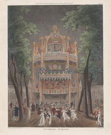 Vauxhall Garden, October 2, 1809., October 2, 1809. Creators: Thomas Rowlandson, J. Bluck, Augustus Charles Pugin.
