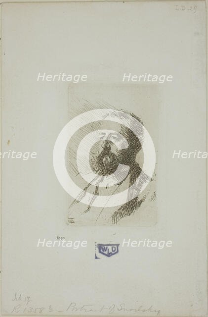 Carl Snoilsky, 1888. Creator: Anders Leonard Zorn.