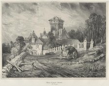 Château de Pesteil à Polminhac, 1832. Creator: Godefroy Engelmann.