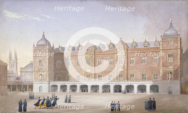 Christ's Hospital School, Newgate Street, City of London, 1831. Artist: John Shaw