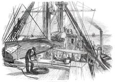 Emigrant Needlewomen on Deck, 1850. Creator: Unknown.
