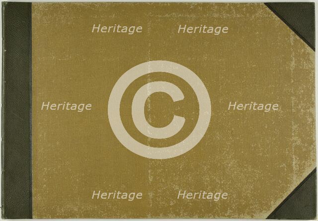 Portfolio Cover for Twelve Views in Wales, 1776. Creator: Paul Sandby.