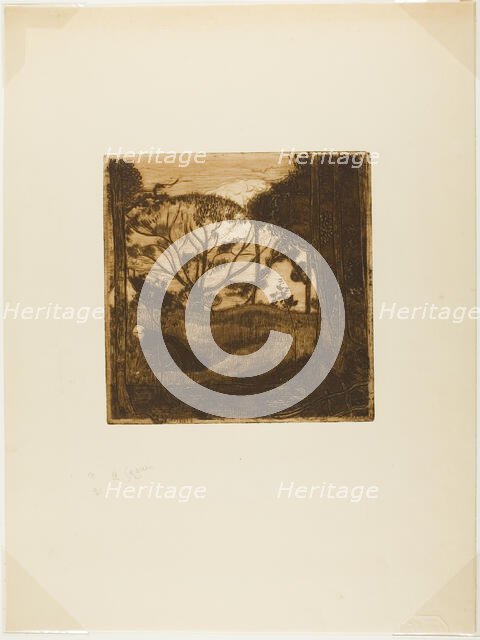 Evening, 1894. Creator: Armand Seguin.