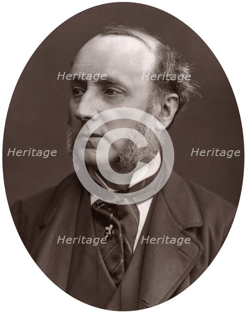 James Sant, RA, Principal Painter in Ordinary to the Queen, 1877.Artist: Lock & Whitfield