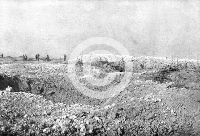 At Le Mort Homme; The recaptured ridge of Mort-Homme, 1917. Creator: Unknown.