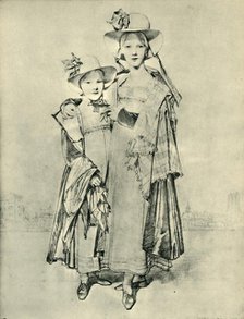 Harriet and Caroline Montagu, Rome, 1815, (1943).  Creator: Jean-Auguste-Dominique Ingres.
