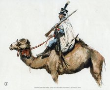 Trooper of the camel corps of the First Napoleon's Egyptian Army, 1790s (20th century). Artist: Unknown