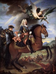 Equestrian Portrait of Philip V (1683-1746), King of Spain, 1723. Creator: Ranc, Jean (1674-1735).
