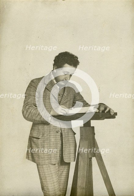 Albert Einstein at the Swiss Patent Office in Bern, 1905.