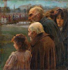 Composition with figures, 1890. Creator: Teodor Zemplényi.