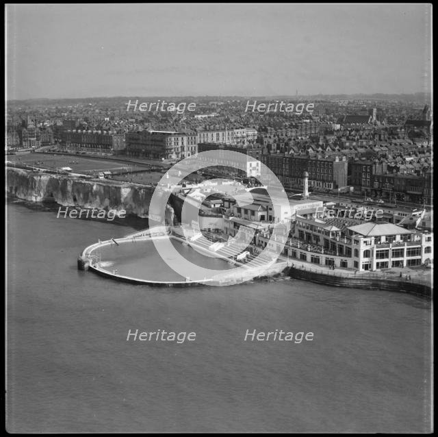 Cliftonville Bathing Pool (Margate Lido), Kent, 1954. Creator: Aerofilms.