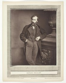 Octave Feuillet (French novelist and playwright, 1821-1890), 1876/84. Creator: Antoine-Samuel Adam-Salomon.
