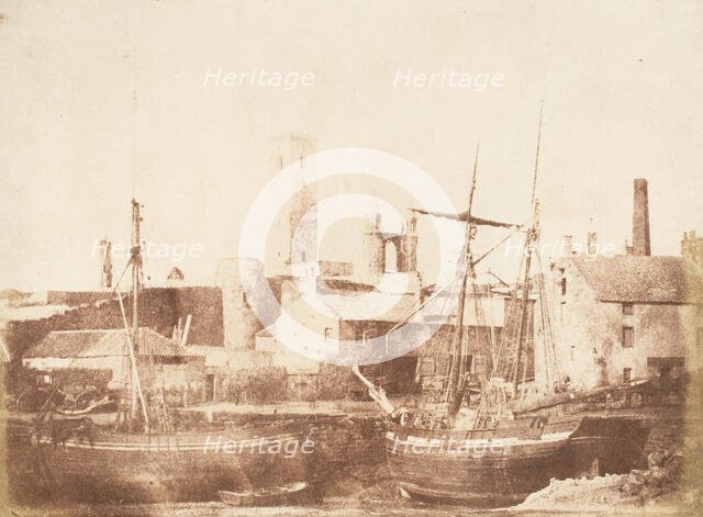 St. Andrews. The Harbor, 1843-47. Creators: David Octavius Hill, Robert Adamson, Hill & Adamson.