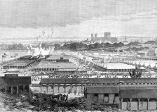 The Royal Agricultural Society at York: general view of the show-yard, 1883. Creator: Unknown.