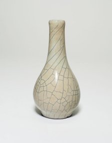 Bottle-Shaped Vase, Yuan dynasty or possibly Qing dynasty (1644-1911), Yongzheng period (1723-1735). Creator: Unknown.