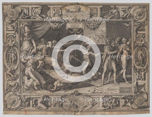 The Calumny of Apelles, 1602. Creator: Cornelis Cort.