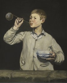 Boy Blowing Bubbles. Artist: Manet, Édouard (1832-1883)