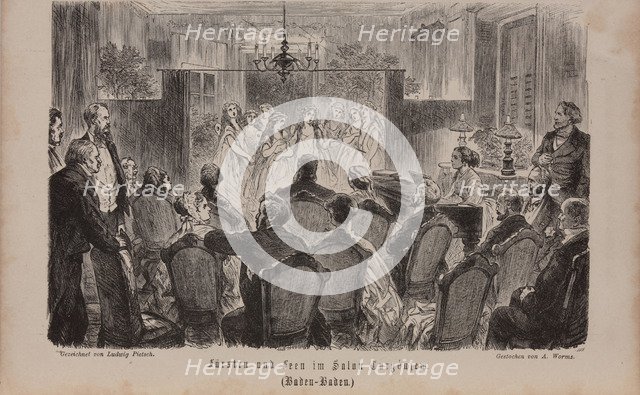 Counts and Fairies in the Turgenev's Salon in Baden-Baden.