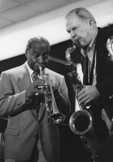 Joe Wilder  and Tommy Newsom, The March of Jazz, Clearwater Beach, Florida, 1997. Creator: Brian Foskett.