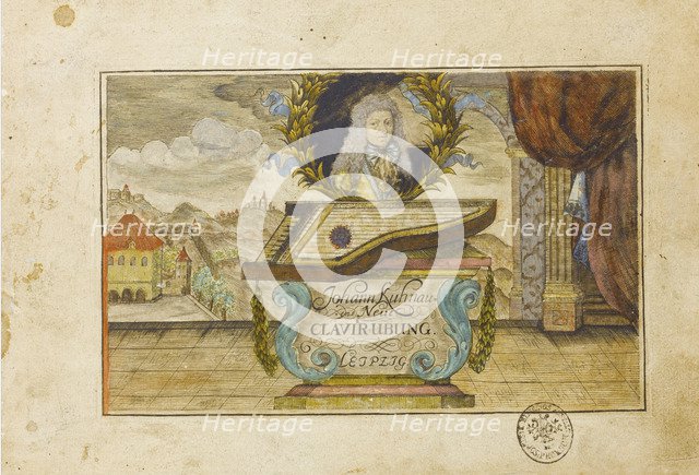 Johann Kuhnau (Neue Clavier-Uebung), 1689. Artist: Anonymous  