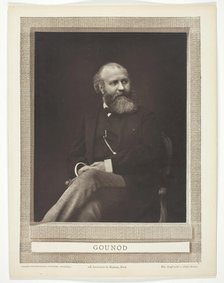 Gounod, c. 1876. Creator: Ferdinand J. Mulnier.
