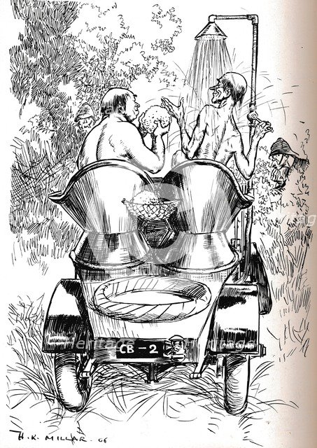 Hot-Weather Hints for Motorists, 1906. Artist: Harold Robert Millar