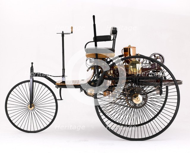 1885 Benz Three Wheeler. Artist: Unknown.