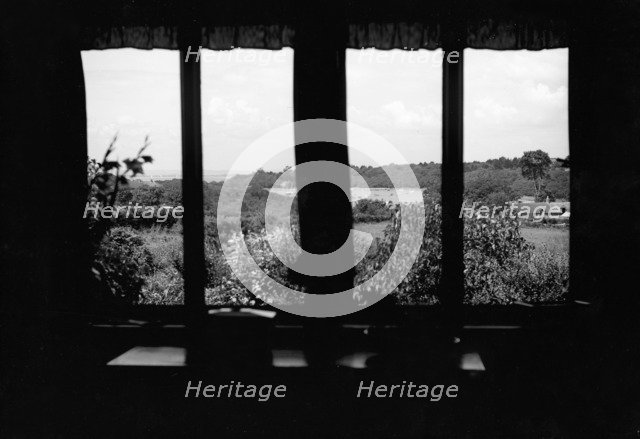 View out of a window, c1935. Creator: Kirk & Sons of Cowes.