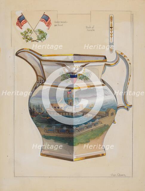 Pitcher, c. 1936. Creator: Charles Caseau.