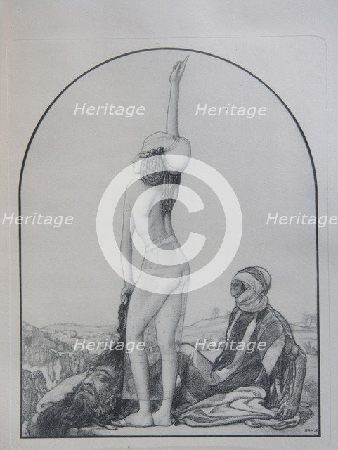 Judith of Bethulia. Artist: Bakst, Léon (1866-1924)