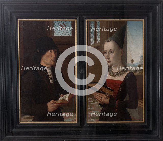 Portraits of the banker Pierantonio Baroncelli and his wife Maria Bonciani, 1489. Artist: Master of the Baroncelli Portraits (aktiv ca 1480-1490)