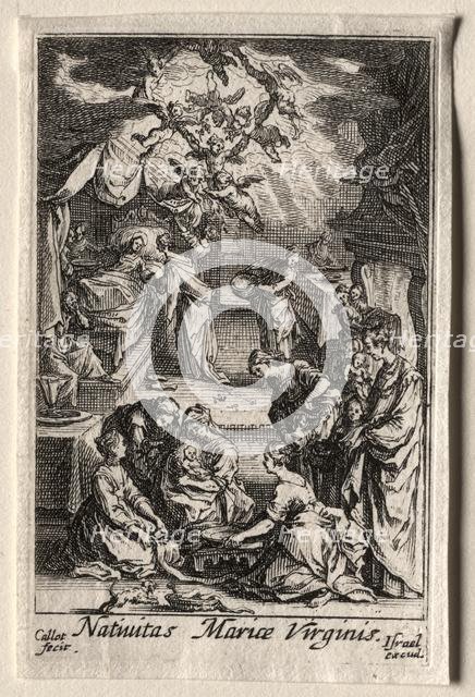 The Life of the Virgin: The Birth of the Virgin. Creator: Jacques Callot (French, 1592-1635).