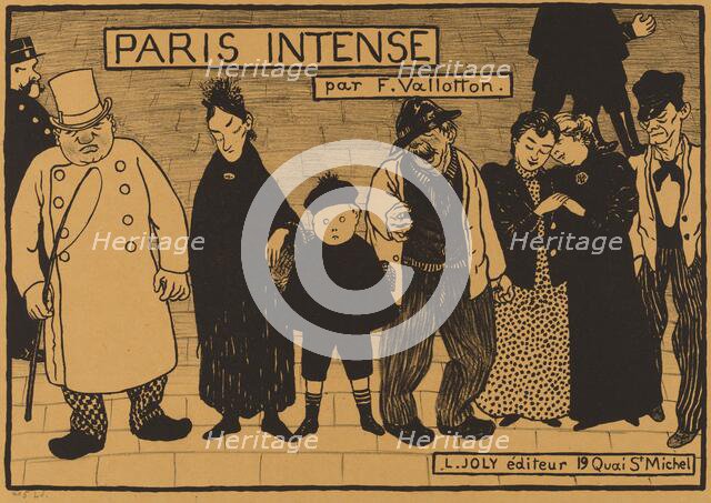 Frontispiece from "Paris Intense", 1894. Creator: Félix Vallotton.