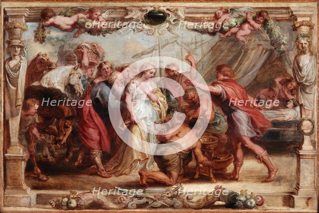 Briseis Given Back to Achilles, between 1630 and 1631. Creator: Peter Paul Rubens.