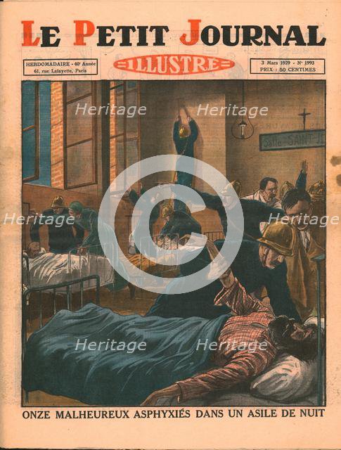 Eleven unfortunates asphyxiated in a night shelter, 1929. Creator: Unknown.