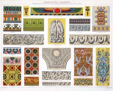 Architectural ornaments, c19th century. Artist: Unknown