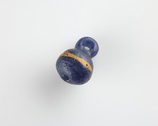 Bead pendant with eyelet, New Kingdom, 1550-1307 BCE. Creator: Unknown.