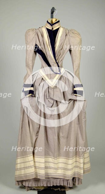 Dress, American, 1885. Creator: Unknown.