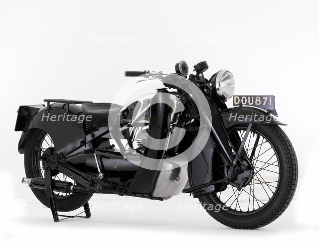 1940 Francis Barnett Cruiser K39 249cc. Artist: Unknown.