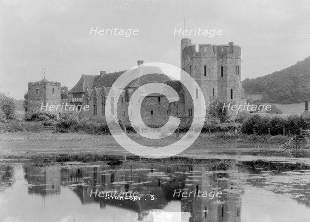 Stokesay Castle, Shropshire, c1930. Artist: WA Call