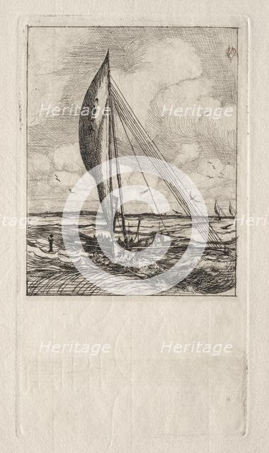 Swift Sailing Proa, Mulgrave Archipelago, Oceania, 1866. Creator: Charles Meryon (French, 1821-1868).