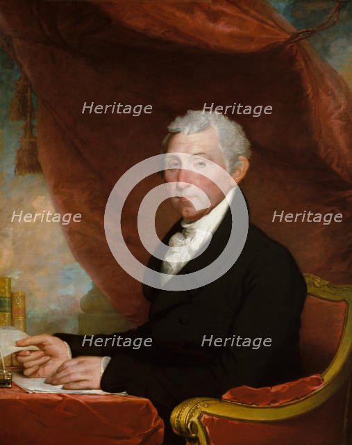 James Monroe, ca. 1820-22. Creator: Gilbert Stuart.
