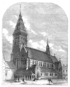 The new Church of St. Michael and All Angels, Shoreditch, 1865. Creator: Unknown.
