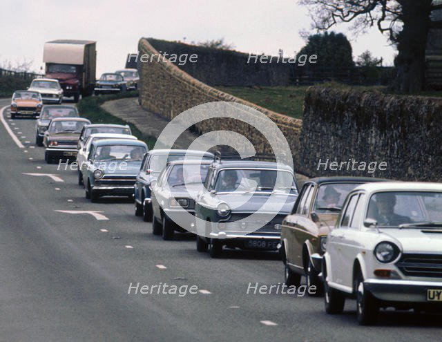 Traffic Jam , UK early 1970's. Creator: Unknown.