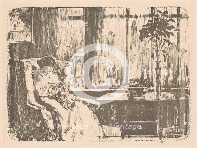 The Broad Curtain, 1918. Creator: Frederick Childe Hassam.