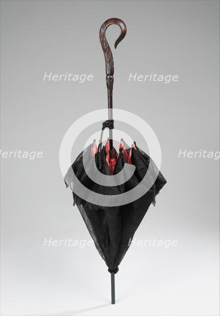 Parasol, probably French, 1885-95. Creator: Unknown.