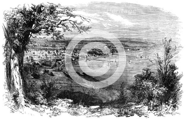 Perth, Western Australia, from Mount Eliza, 1856.  Creator: Unknown.