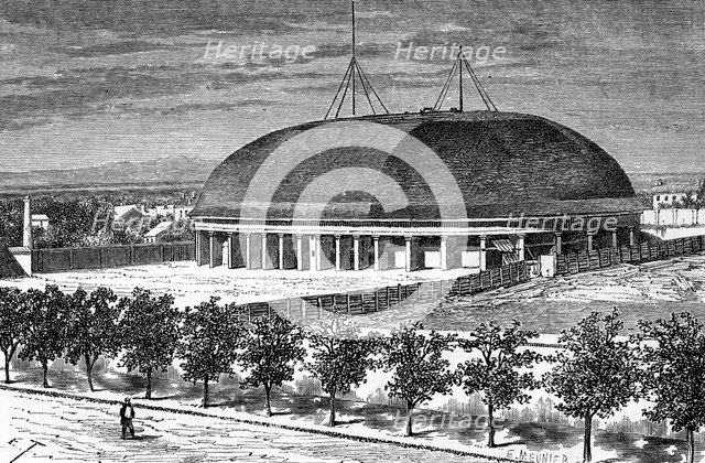 Tabernacle of the Grand Temple of the Mormons, USA, 19th century.Artist: E Therond