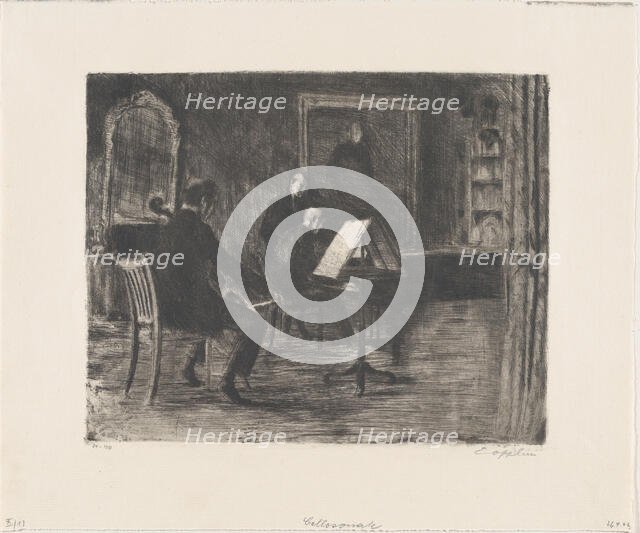 Cello Sonata, n.d. Creator: Ernst Oppler.