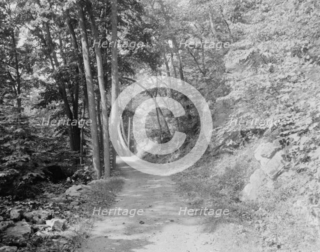 Split Rock Road, Ethan Allen Park, Burlington, Vt., c.between 1910 and 1920. Creator: Unknown.